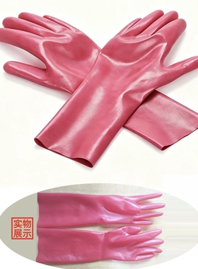 供应天然乳胶性感手套黑色中筒漆皮手套成人欧美情趣手套
