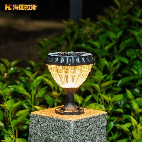 Дорожный фонарь на солнечной энергии для колонны для ограждения, водонепроницаемая настенная вилла для беседки