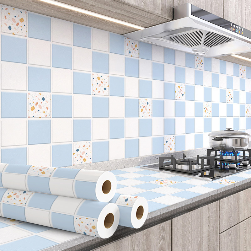 厨房防油贴纸防水墙面耐高温油烟机柜灶台用墙壁加厚装饰墙贴自粘,淘宝优惠券,粉丝福利购,淘宝优惠卷
