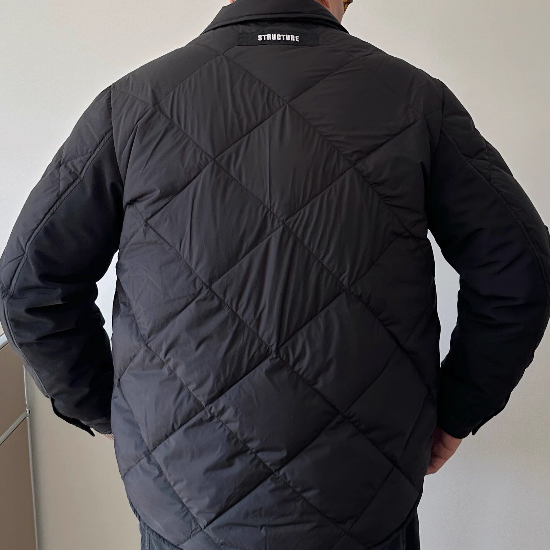 DAEVU大码男装冬季轻薄菱形格衬衫款加肥加大男士翻领羽绒服外套,淘宝优惠券,粉丝福利购,淘宝优惠卷