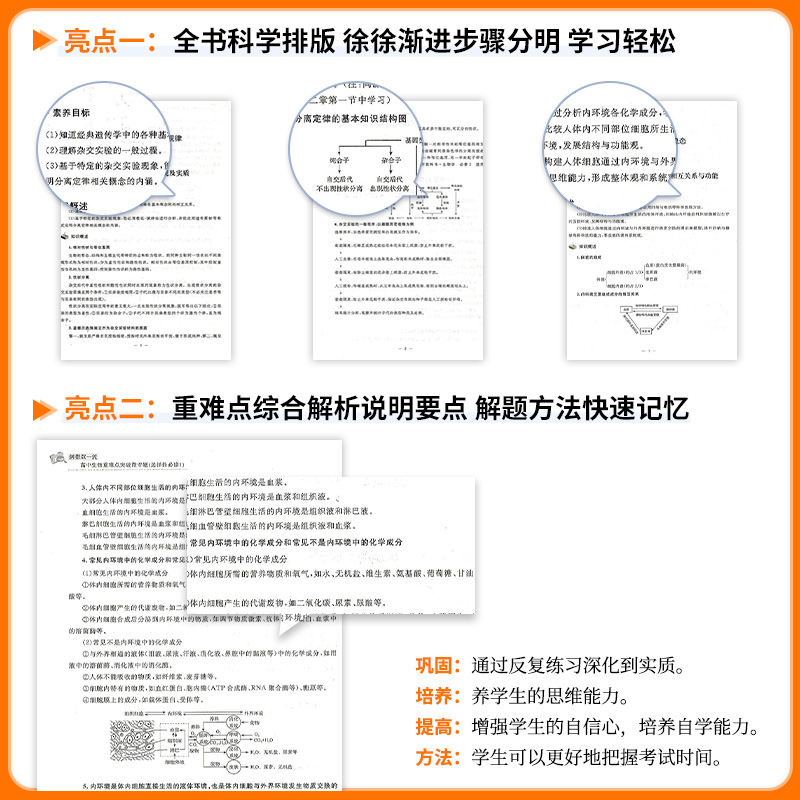 浙大剑指双一流 高中生物重难点突破微专题必修选修第一二册金松涛王苗苗 高中生物典型例题知识点分析解题方法策略书浙大理 - 图1