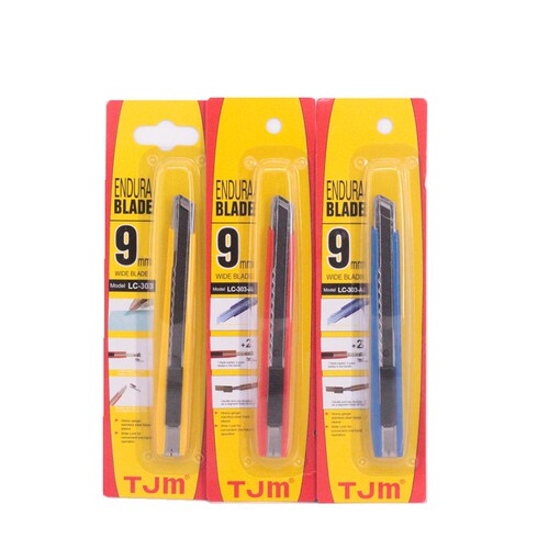 5把包邮 TJM塔吉玛LC-303美工刀 小型刀子 LC-303裁纸刀9MM美工刀 - 图3