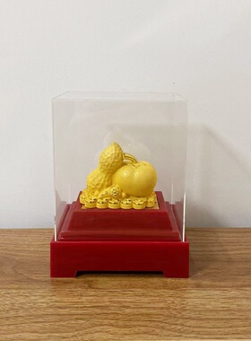 绒沙金摆件富贵一生工艺品