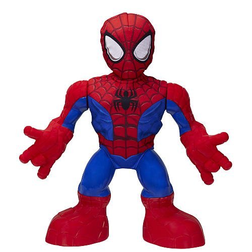 孩之宝超级英雄联盟蜘蛛侠唱歌发声人偶WEB EM SPIDER MAN 30CM - 图0
