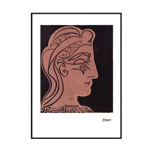 ANNA 毕加索Picasso 抽象北欧轻奢 餐厅卧室客厅装饰画海报画芯 - 图3