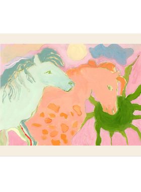 ANNA丹麦设计Maria Murphy马插画艺术海报北欧客厅卧室餐厅装饰画