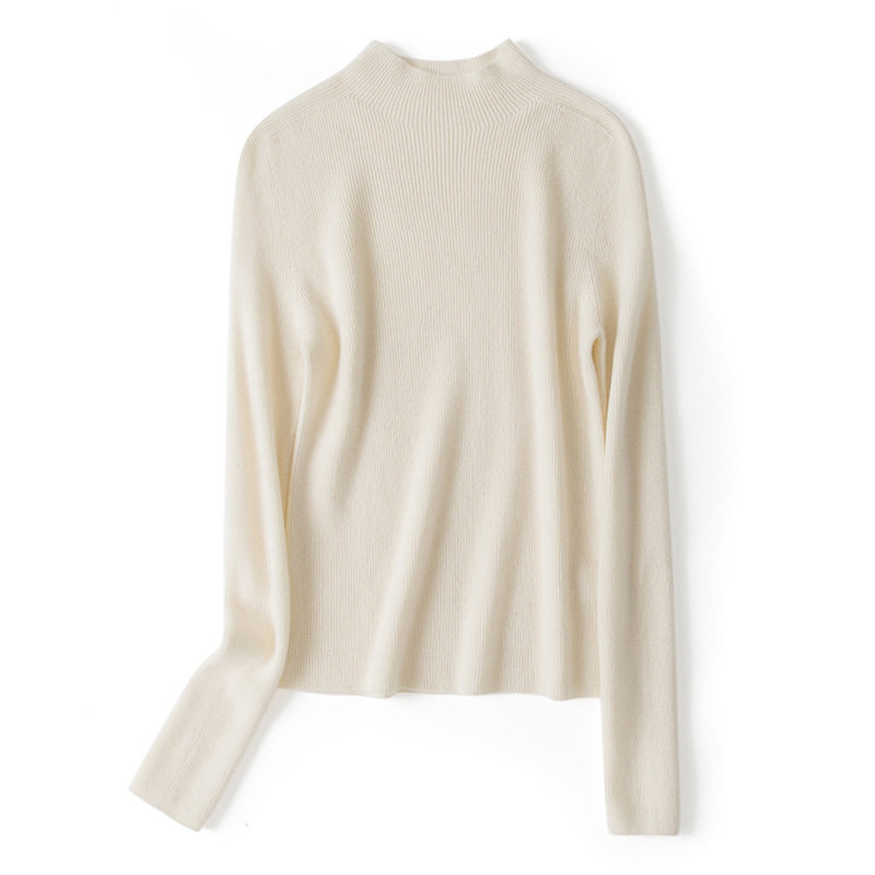 220克100山羊绒毛衣女半高领修身无缝贴身打底衫全成型保暖毛衫,淘宝优惠券,粉丝福利购,淘宝优惠卷