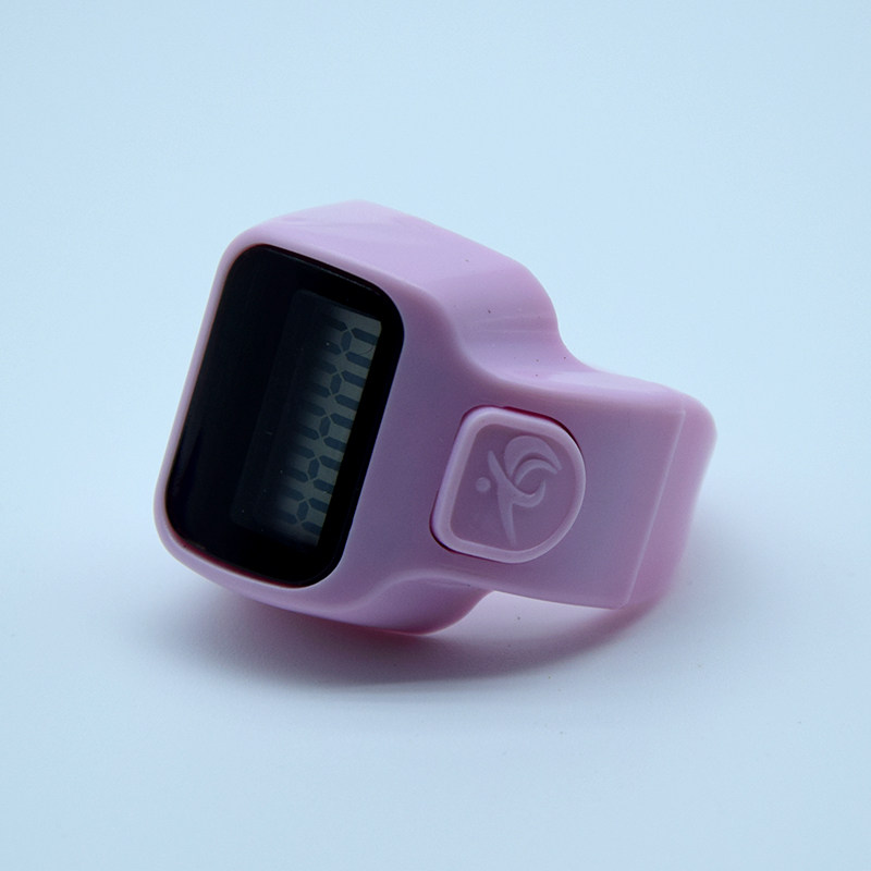 Mini counter finger press counter digital display ring type hand press battery digital display point number counting
