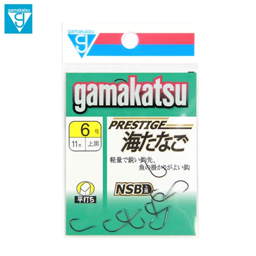 Гамакацу, Япония Gamakatsu Gamaka Fish Hook Haixi Platinum Black Thunder Black Fishing Loing Hook
