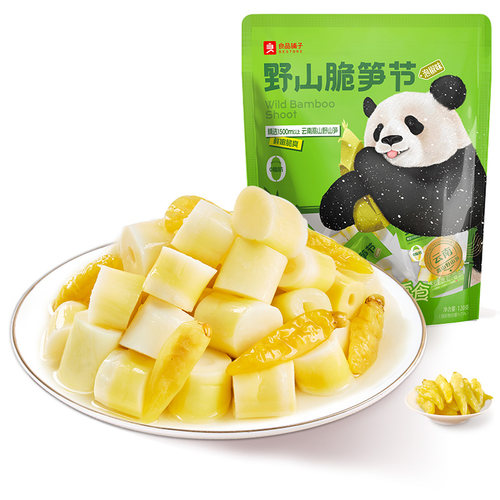 【99元任选10件】良品铺子脆爽笋节120g海带脆笋160g办公室 - 图0