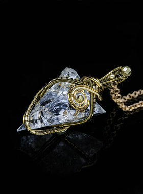 白水晶阿塞斯特莱冥想项链