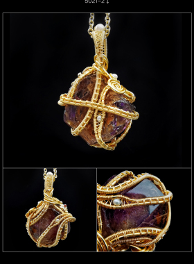 喜马拉雅天然项链定制白水晶