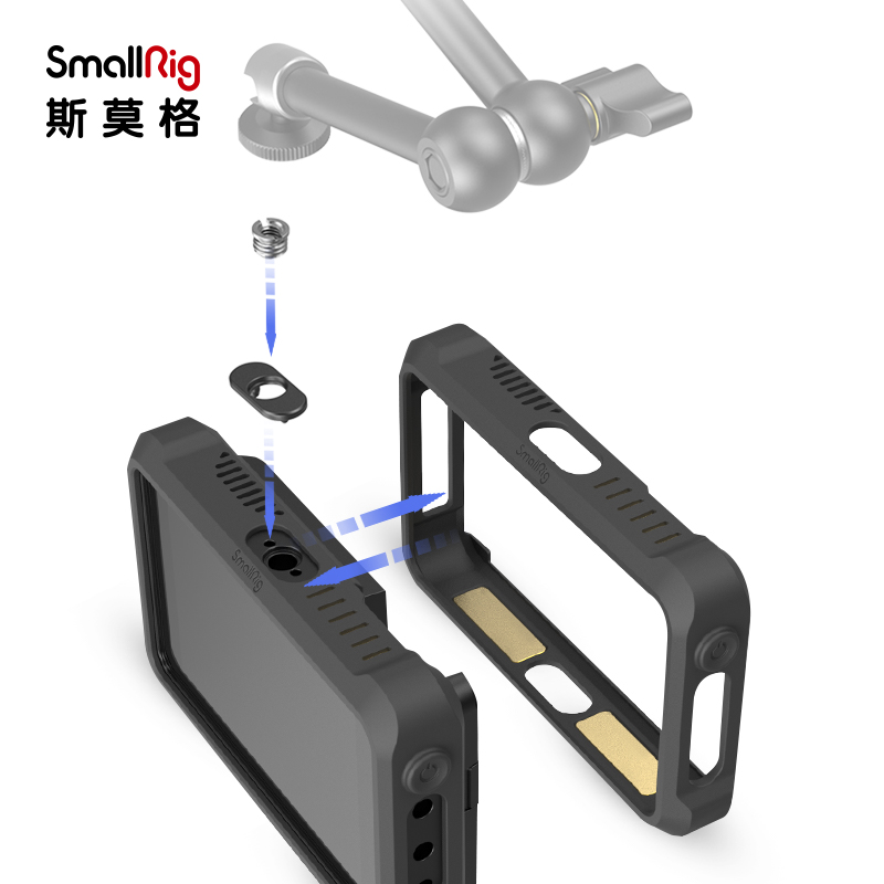 SmallRig斯莫格Atomos Ninjia V系列硅胶保护套V+监视器外壳 3448 - 图1