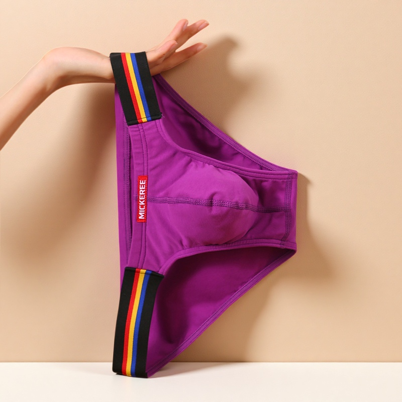 2025新款运动男士三角裤低腰性感迷人纯棉透气U凸设计运动风猛男,淘宝优惠券,粉丝福利购,淘宝优惠卷