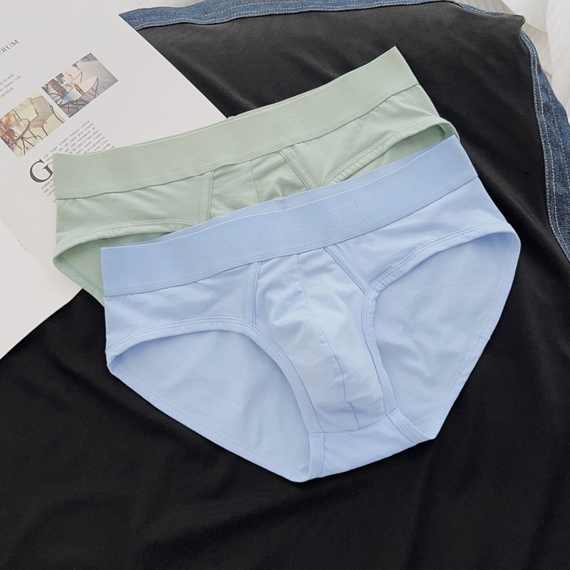 2条装男士三角内裤棉质舒适石墨烯U凸抑菌吸汗透气纯色底裤潮包邮,淘宝优惠券,粉丝福利购,淘宝优惠卷