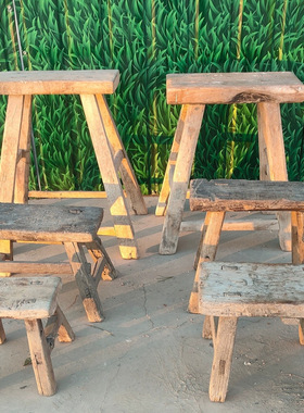 老式木凳复古怀旧凳子榆木凳家具