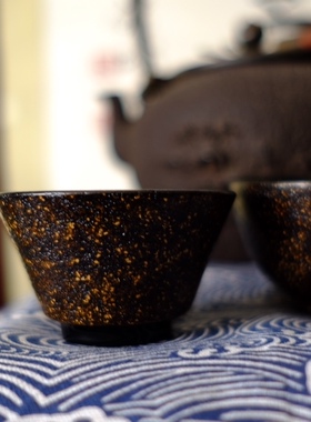 髹缮斋｜原创设计传统漆艺漆器全工艺茶杯茶器