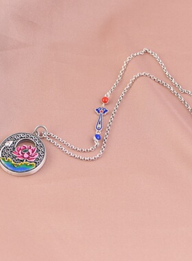 时尚复古简约o字链纯银百搭女款