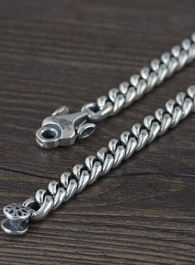 古银铺仿古链条男款宽版朋克女款