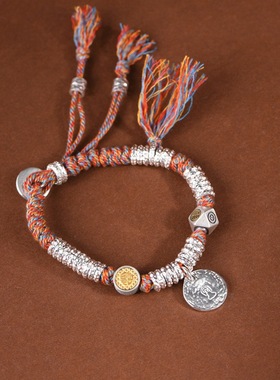 盘缠手链复古工艺手工编绳财神女