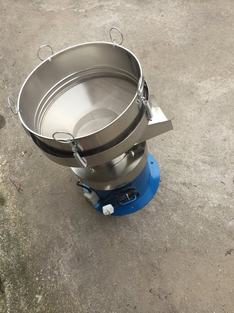 Large industrial vibration screening powder machine Soy milk slag machine