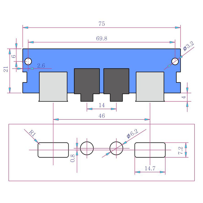 前置双USB3.0机箱面板高清音频线HD高保真DIY音频组扁线3.0数据线 - 图3