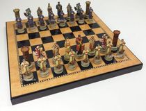 American Chess Fancy Chess Crusader Knight Model Chessboard Walnuts Chessboard 15