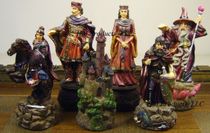 American Chess Medieval Yanther King Card Styling Pawn Unique Design Western Chess Solid Wood