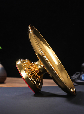 藏传民族用品 合金吉祥八宝供佛水果盘 八吉祥曼扎托盘家用室内