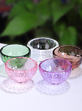 不氧化水晶玻璃禅意供水杯