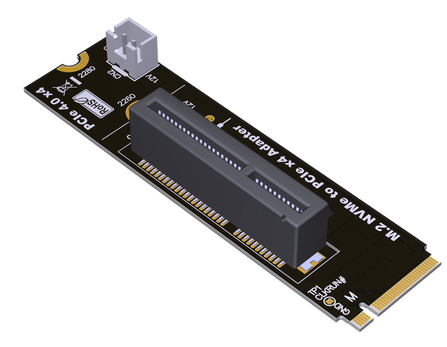 ADT直销 M2 NVMe 转PCIe x4  转接板 - 图3