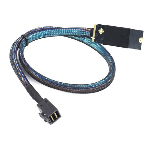 M.2(M-Key) SFF-8643转SAS SFF-8643 HD即插即用服务器高速转换线 - 图0