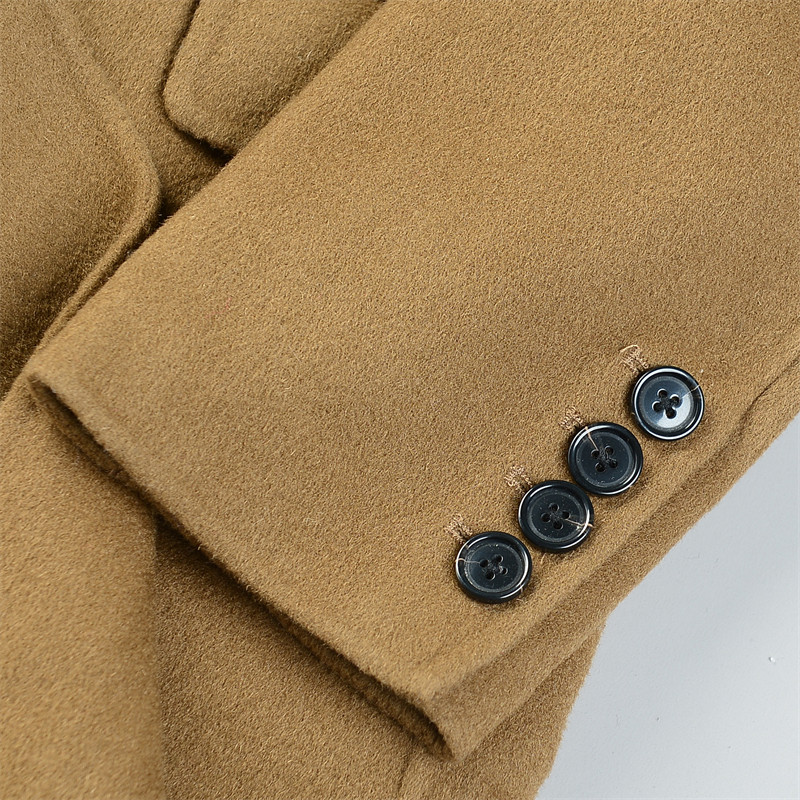 高货精品男士双面呢大衣L85581经典西装领秋冬中长款风衣羊毛外套,淘宝优惠券,粉丝福利购,淘宝优惠卷