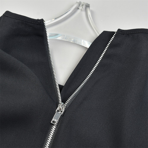 精品潮牌女生连体衣裤8.26L83651拼接假两件夏季休闲无袖连身短裤 - 图2