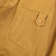 ເສື້ອຍືດ retro workwear ຍີ່ປຸ່ນສໍາລັບຜູ້ຊາຍແລະແມ່ຍິງ L86521 ພາກຮຽນ spring ແລະດູໃບໄມ້ລົ່ນຝ້າຍໃຫມ່ casual top loose versatile ເປືອກຫຸ້ມນອກສັ້ນ versatile