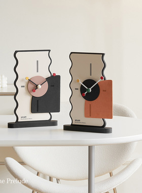 家用桌面时钟书房卧室装饰摆件