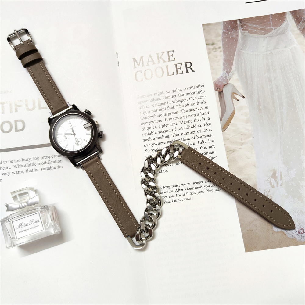 适用三星Galaxywatch67ultra长表带真皮金属链华为GT4 fit3小米女 - 图0