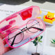 Children's frame glasses box cute magnetic box