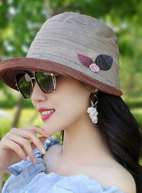 女夏季新款渔夫帽休闲遮阳帽帽子