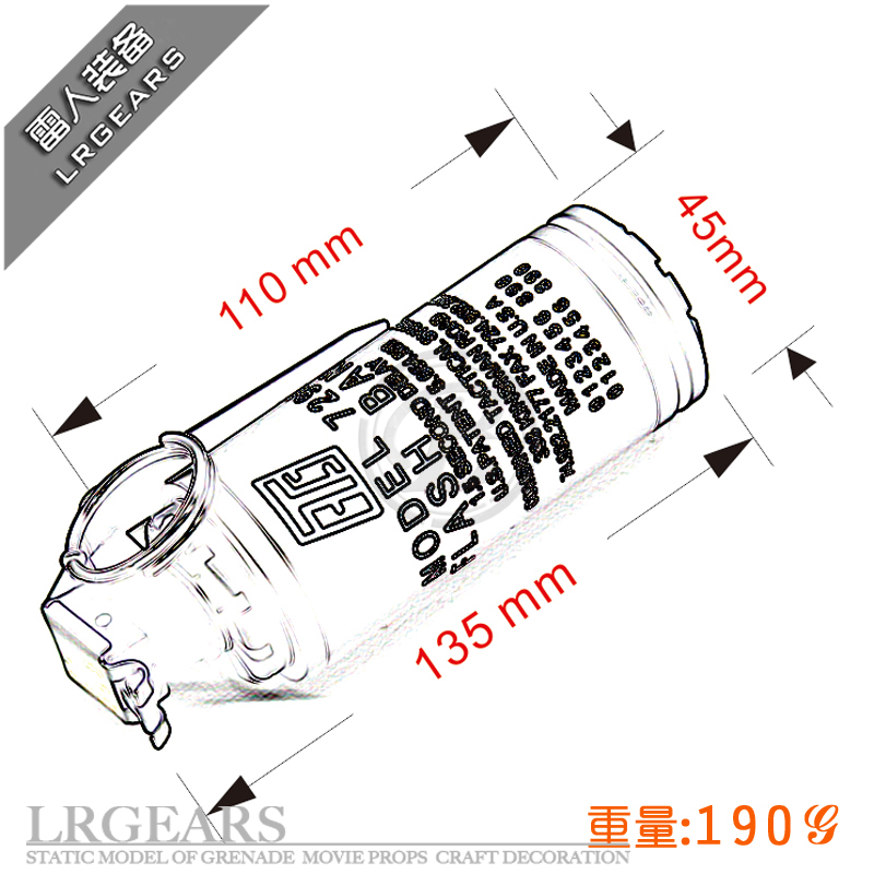 LR雷人出品绝地求生吃鸡静态军迷收藏模型无功能M7290 - 图3