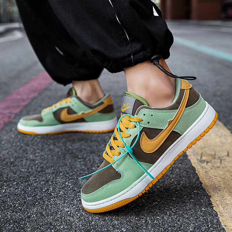 情侣款Dunk滑板鞋男拼色休闲鞋女运动鞋会响百搭约会春季学生男鞋,淘宝优惠券,粉丝福利购,淘宝优惠卷