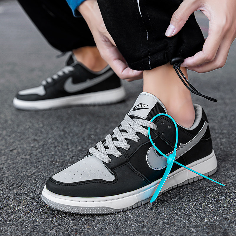 情侣款Dunk滑板鞋男拼色休闲鞋女运动鞋会响百搭约会春季学生男鞋,淘宝优惠券,粉丝福利购,淘宝优惠卷