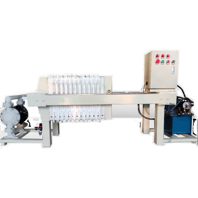 小型电动板框压滤机固液分离设备实验室过滤机压泥机污水处理设备 - 图3