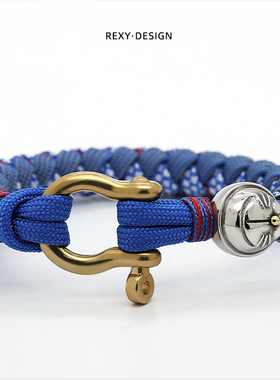 哆啦A梦编织手链925纯银情侣礼物