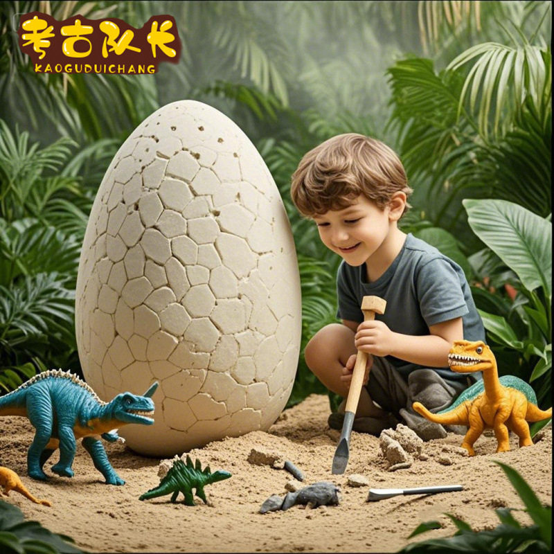 考古挖掘玩具超大恐龙蛋男孩动手工DIY化石寻宝游戏,淘宝优惠券,粉丝福利购,淘宝优惠卷