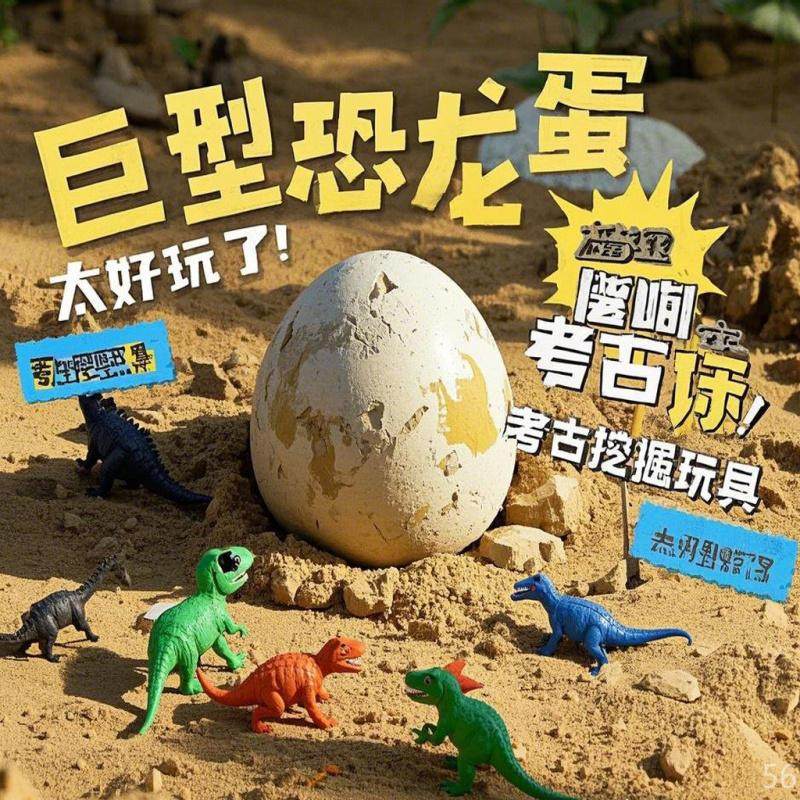 手工DIY儿童玩具夜光挖掘宝石恐龙蛋超大盲盒男女童考古,淘宝优惠券,粉丝福利购,淘宝优惠卷