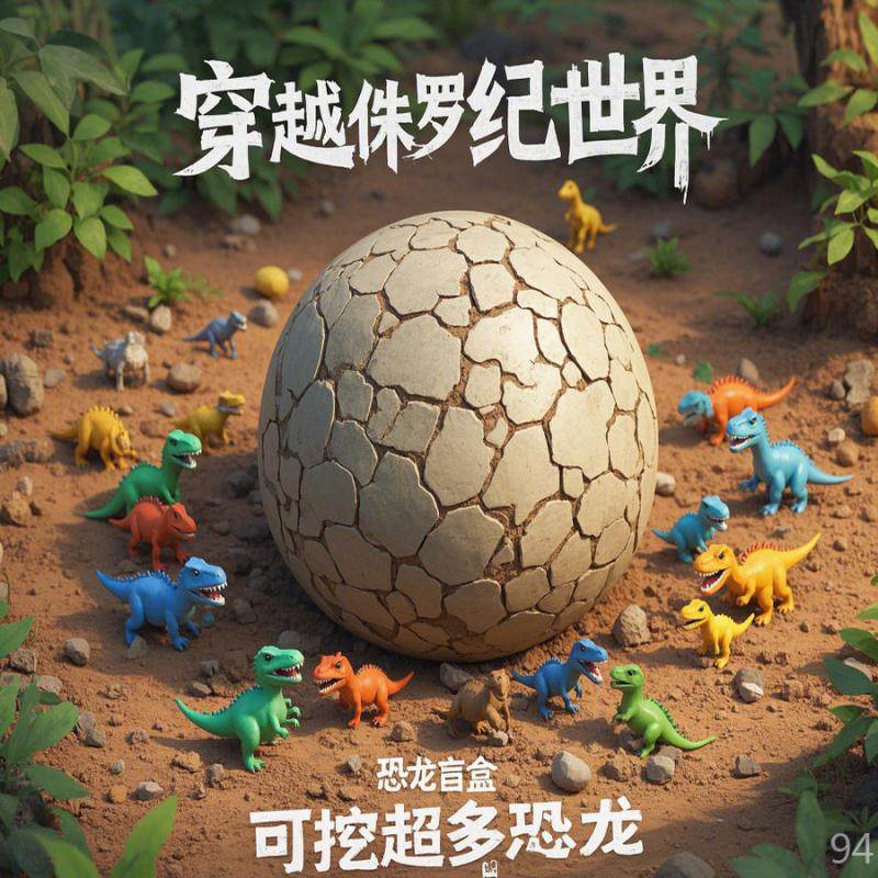 巨型恐龙蛋考古挖掘玩具儿童寻宝化石手工DIY惊喜盒,淘宝优惠券,粉丝福利购,淘宝优惠卷