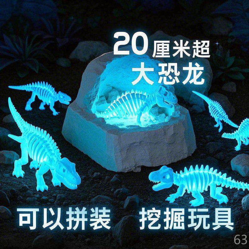 玩具挖掘考古恐龙夜光宝石琥珀昆虫手工DIY儿童女孩男孩,淘宝优惠券,粉丝福利购,淘宝优惠卷