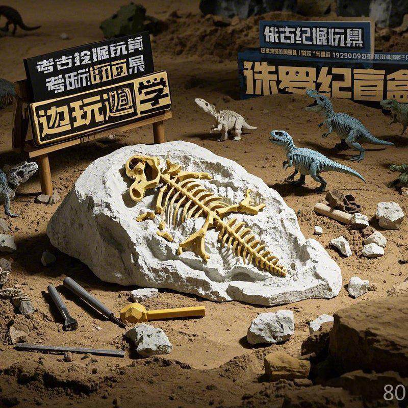 挖掘玩具考古恐龙手工DIY儿童夜光宝石琥珀昆虫聪明男孩女孩,淘宝优惠券,粉丝福利购,淘宝优惠卷