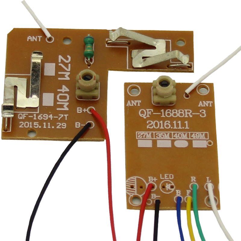 四通道遥控器电路板 遥控模块 diy科技小制作材料27mhz 40mhz频率 - 图3
